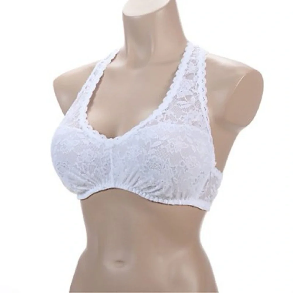 NWT Cosabella Never Say Never Racie Racerback Bralette Moon Ivory SZ M - Picture 6 of 9